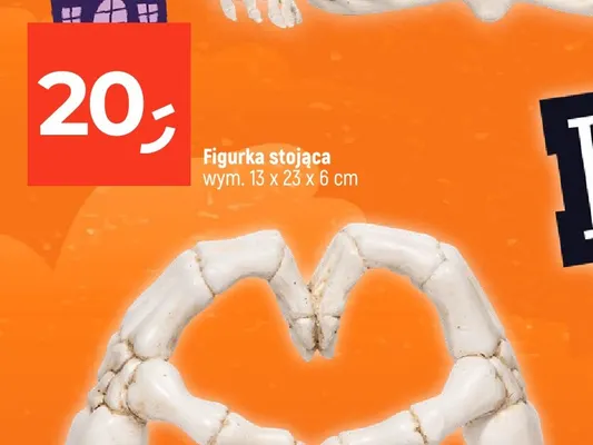 Figurka stojąca 13x23x6 cm promocja w Dealz