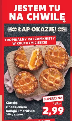 Ciastko z nadzieniem mango i marakuja promocja w Kaufland