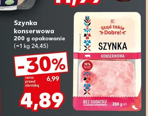 Szynka konserwowa Stąd takie Dobre! promocja w Kaufland