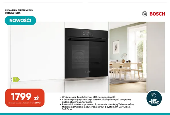 Piekarnik elektryczny Bosch promocja w Max Elektro
