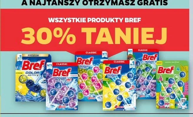 Produkty Bref promocja w Netto