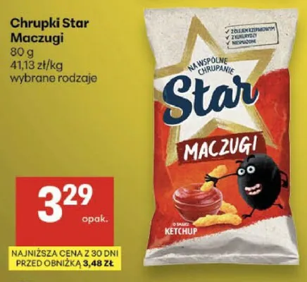 Chrupki Star Maczugi wybrane rodzaje promocja w Delikatesy Centrum