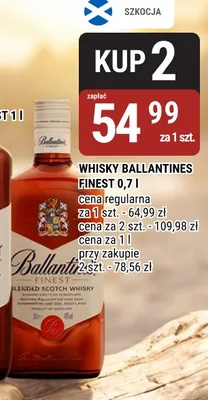 Whisky Ballantine's Finest promocja w bi1