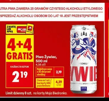 Piwo Żywiec promocja w Biedronka