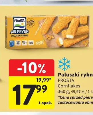 Paluszki rybne FROSTA Cornflakes promocja w Intermarche