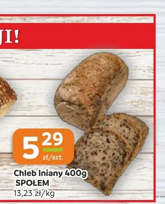 Chleb lniany Społem promocja w Społem Częstochowa