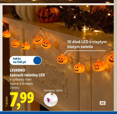 Łańcuch świetlny LED Livarno promocja w Lidl