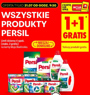 Kapsułki do prania Persil Power Caps Color promocja w Biedronka