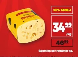 Ser radamer Spomlek promocja w API Market