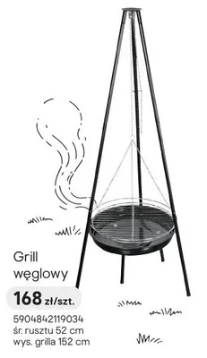 Grill węglowy promocja w Castorama