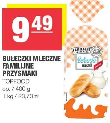 Bułeczki mleczne familijne przysmaki Topfood promocja w SPAR