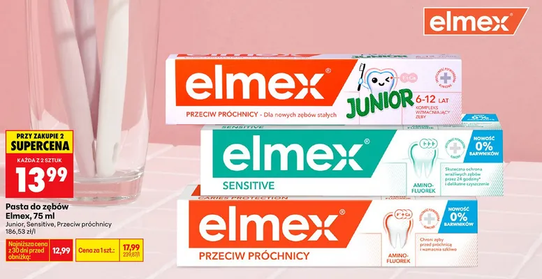 Pasta do zębów Sensitive promocja w Biedronka