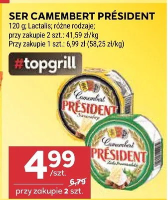 Ser Camembert Président Naturalny promocja w Stokrotka