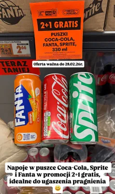 Napój Coca-Cola promocja w Biedronka
