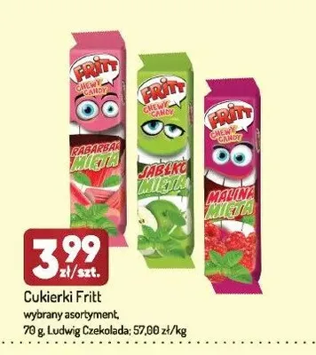 Cukierki Fritt Malina Mięta promocja w Avita