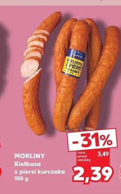 Kiełbasa z piersi kurczaka Morliny promocja w Kaufland