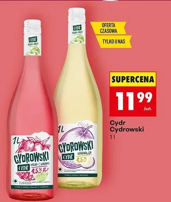 Cydr Cydrowski Malina z Limonką promocja w Biedronka