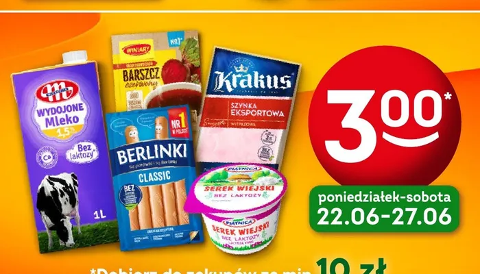 Serek wiejski bez laktozy Piątnica promocja w Żabka