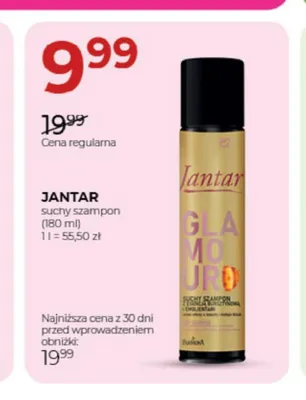 Suchy szampon Jantar promocja w Drogerie Jawa