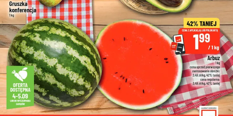 Arbuz promocja w POLOmarket