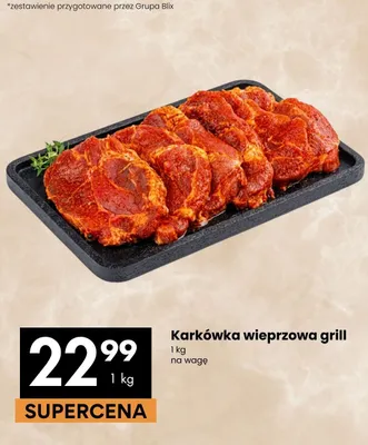 Karkówka wieprzowa grill promocja w Delikatesy Centrum