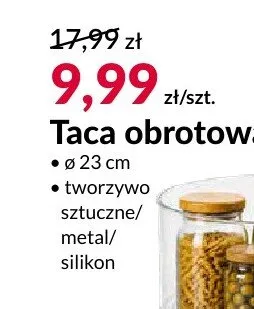 Taca obrotowa promocja w Salony Agata