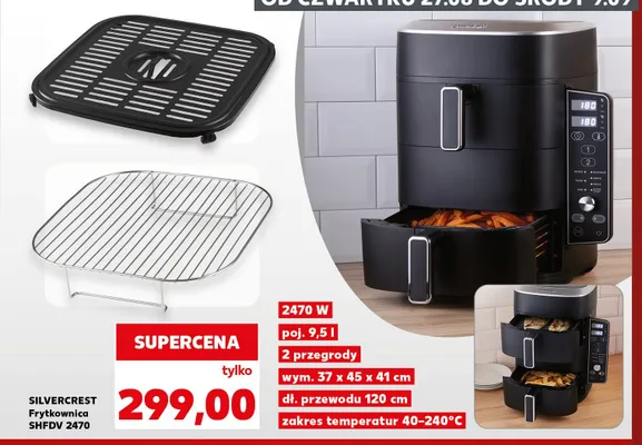 Frytkownica Silvercrest Shfdv 2470 promocja w Kaufland