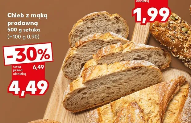 Chleb z mąką pradawną promocja w Kaufland