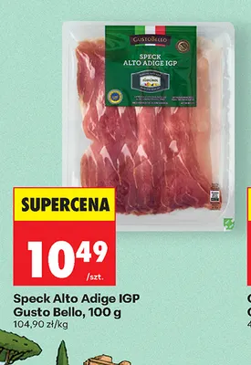 Speck Alto Adige IGP Gusto Bello promocja w Biedronka
