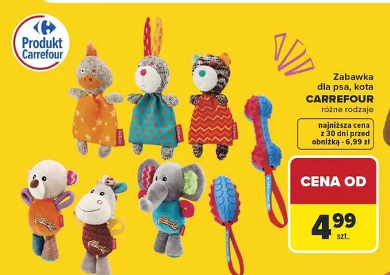 Zabawka dla psa, kota Carrefour różne rodzaje promocja w Carrefour