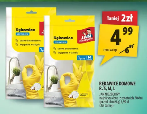 Rękawice domowe Jan Niezbędny promocja w Arhelan
