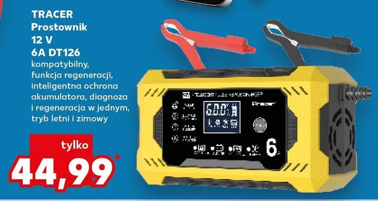 Prostownik 12 V 6A WT126 promocja w Kaufland