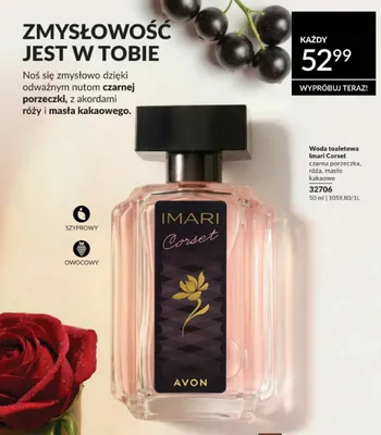 Woda toaletowa Avon Imari Corset promocja w AVON