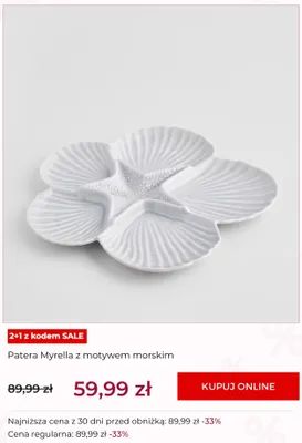 Patera Myrella z motywem morskim promocja w home&you