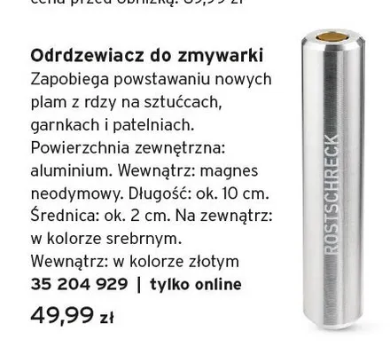 Odrdzewiacz do zmywarki Rostschreck promocja w Tchibo