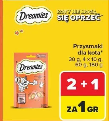 Przysmaki dla kota promocja w Carrefour