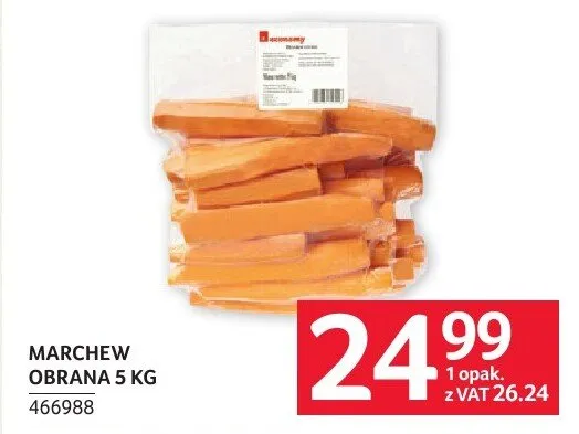 Marchew obrana 5 KG promocja w Selgros