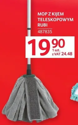 Mop z kijem teleskopowym Rubi promocja w Selgros
