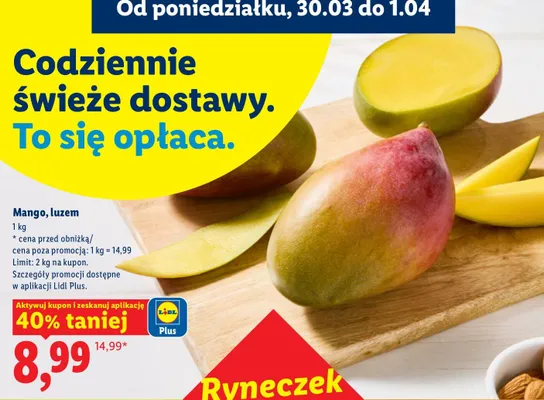 Mango luzem promocja w Lidl