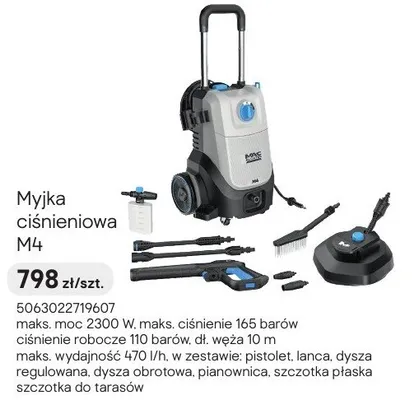 Myjka ciśnieniowa M4 promocja w Castorama