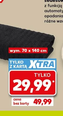 Ręcznik Livarno 70x140 cm promocja w Kaufland
