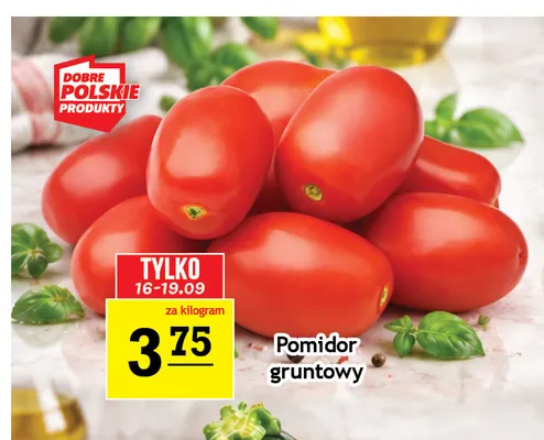 Pomidory gruntowe promocja w Gram Market