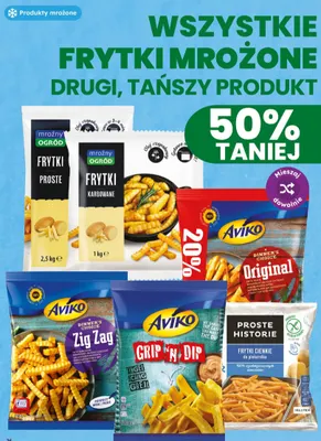 Frytki karbowane Mroźny Ogród promocja w Dino