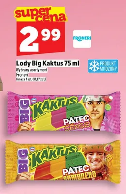 Lody Big Kaktus Patec Sensei promocja w TOPAZ