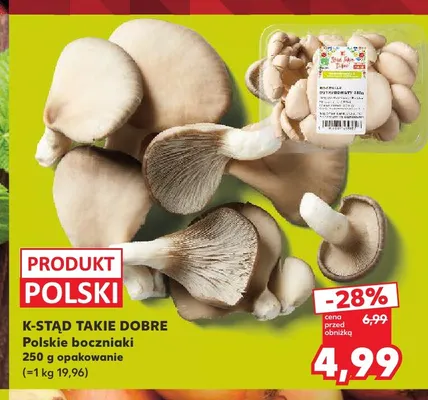 Boczniaki polskie K-Stąd Takie Dobre promocja w Kaufland