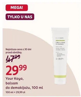 Balsam do demakijażu promocja w Rossmann