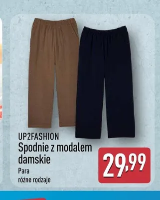 Spodnie z modalem damskie Up2Fashion promocja w Aldi
