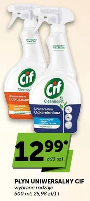 Płyn uniwersalny Cif Cleanboost Uniwersalny Odtłuszczacz promocja w Euro Sklep