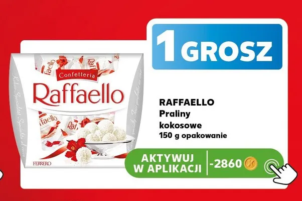 Praliny kokosowe Raffaello promocja w Kaufland