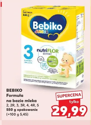 Formuła na bazie mleka Bebiko Junior 4R promocja w Kaufland